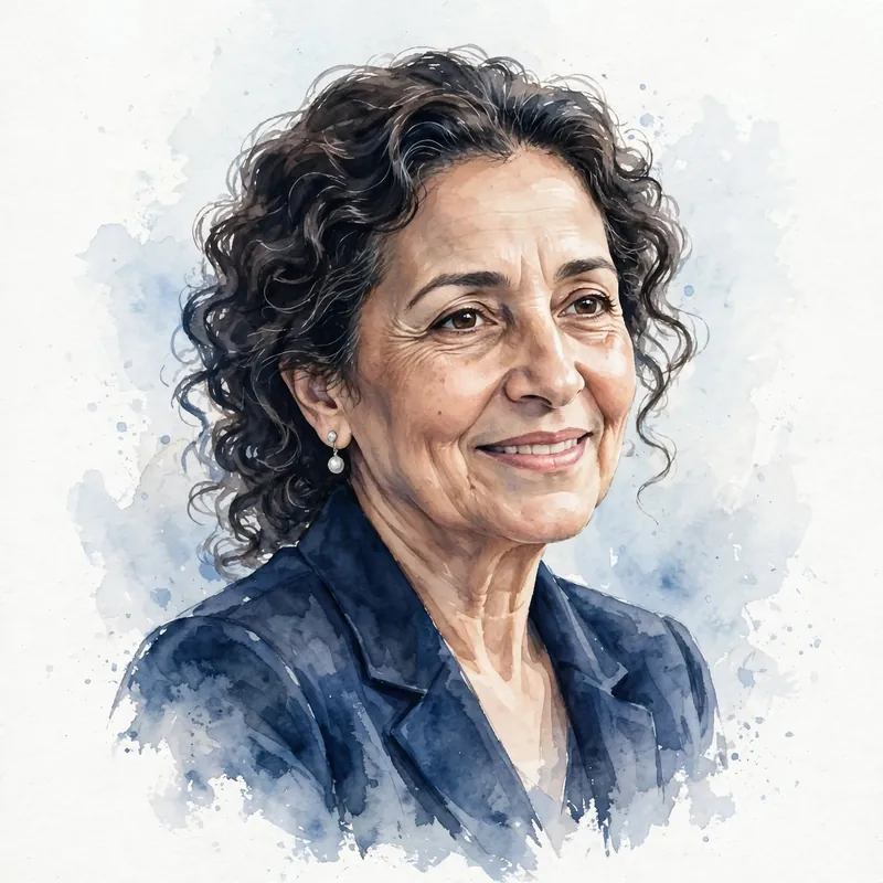 Portrait illustré de Leila Chraibi