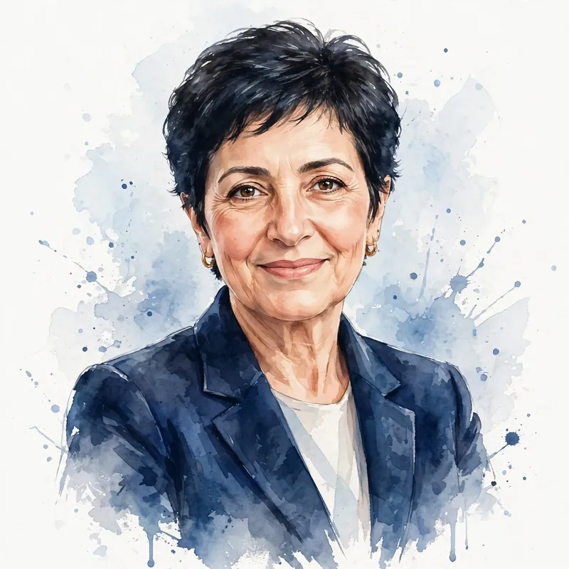 Portrait illustré de Nadia El Fassi